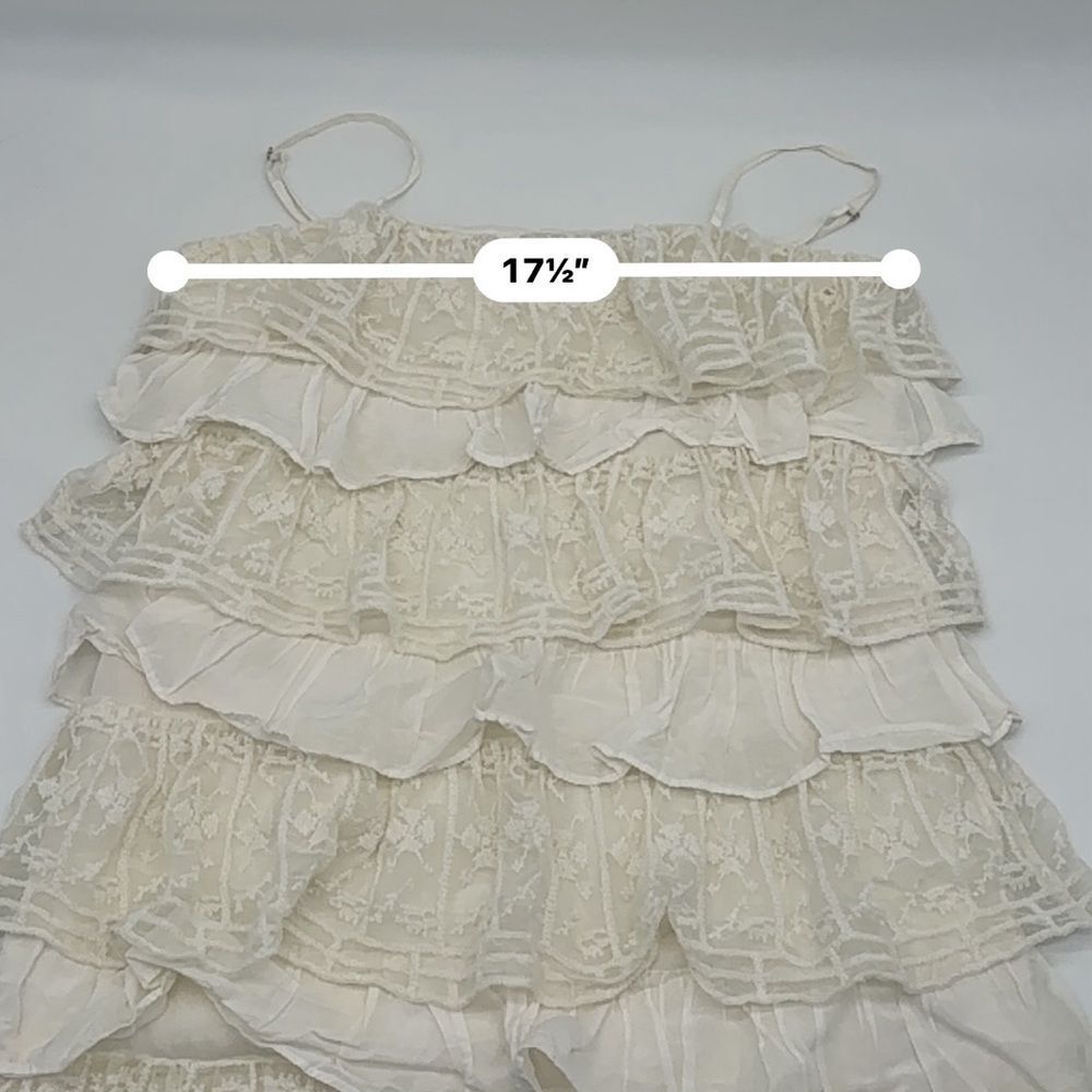 Zara Ruffled Lace Dress - Picture 5 of 8